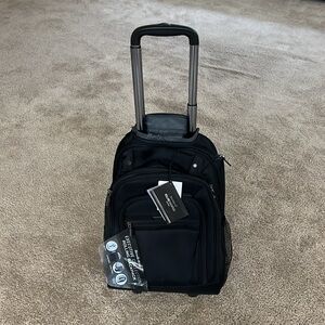 Brookstone Rolling Backpack for easy travel